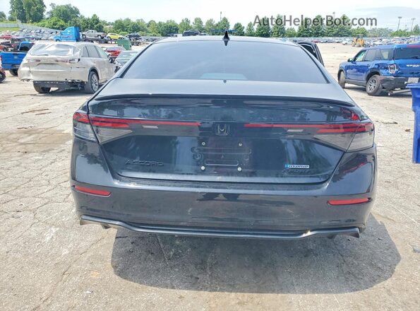 1HGCY2F7XRA024112 2024 HONDA ACCORD Black Widok z tyłu