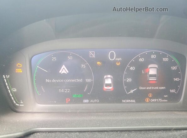 1HGCY2F80PA024058 2023 HONDA ACCORD Silver Вид щитка приладів