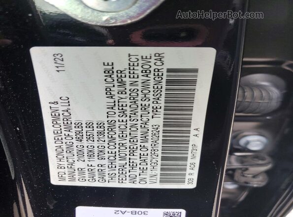 1HGCY2F81RA026243 2024 HONDA ACCORD Black 