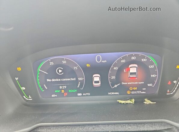 1HGCY2F81RA090900 2024 HONDA ACCORD Gray Vista del cuadro de instrumentos