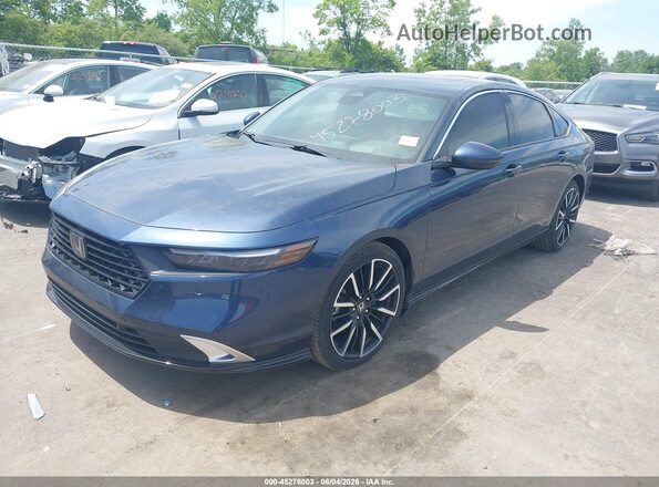 1HGCY2F81SA061094 2025 HONDA ACCORD Blue Передня ліва чверть