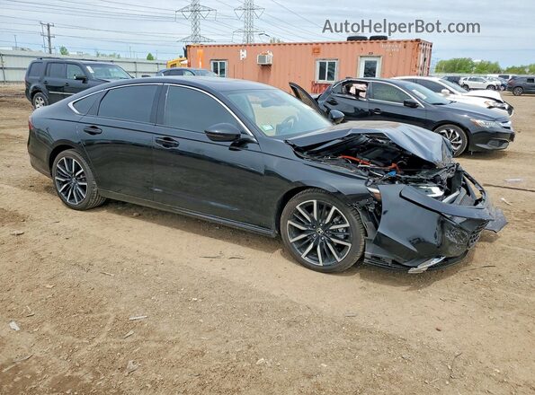 1HGCY2F82RA055251 2024 HONDA ACCORD Black წინა მარჯვენა