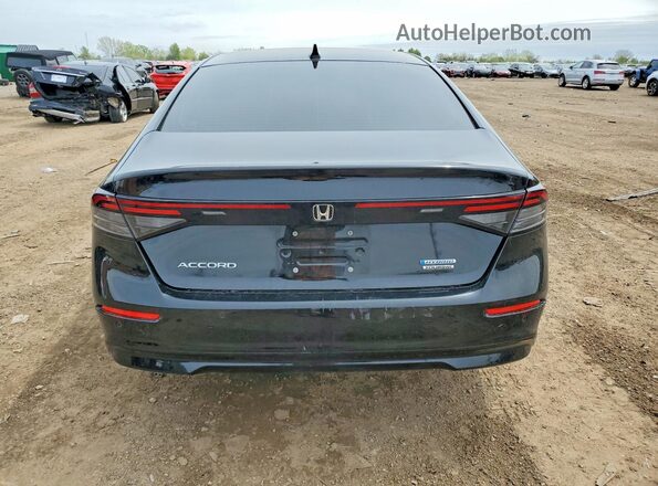 1HGCY2F82RA055251 2024 HONDA ACCORD Black უკანა ხედი