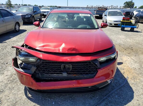 1HGCY2F83RA041679 2024 HONDA ACCORD Red Widok z przodu