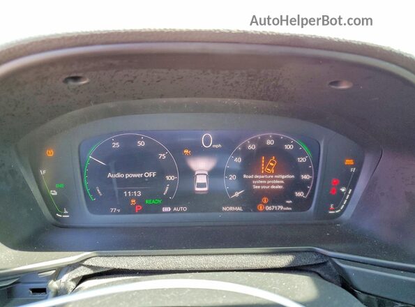 1HGCY2F83RA041679 2024 HONDA ACCORD Red Widok zestawu wskaźników