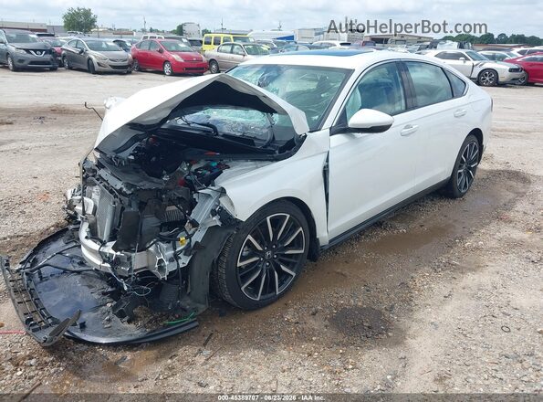 1HGCY2F84RA009713 2024 HONDA ACCORD White წინა მარცხენა ხედი სამი მეოთხედიდან