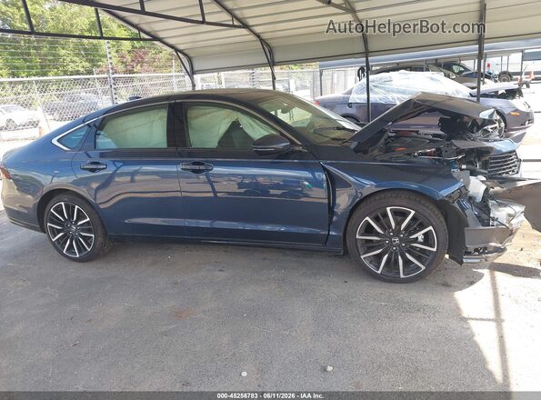 1HGCY2F84SA081176 2025 HONDA ACCORD Blue Սալոնի հետևի տեսք