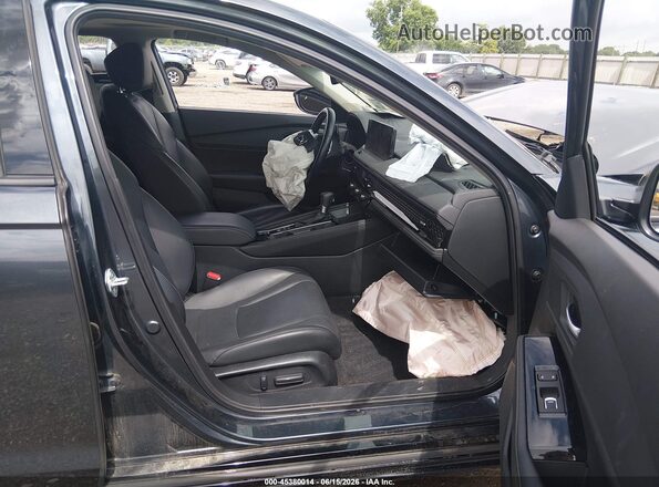 1HGCY2F85RA006450 2024 HONDA ACCORD Black Вид салону спереду