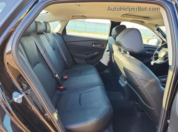 1HGCY2F86SA084337 2025 HONDA ACCORD Black Rear seats view