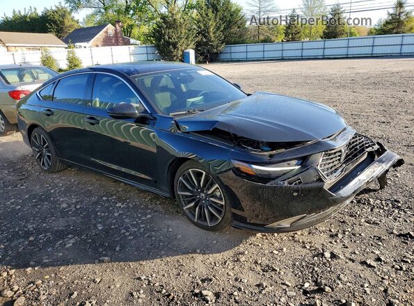 1HGCY2F87SA078921 2025 HONDA ACCORD Black Przód prawy