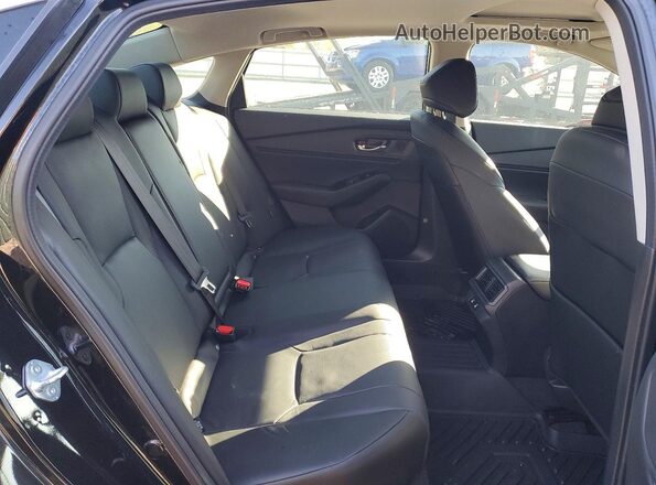 1HGCY2F87SA078921 2025 HONDA ACCORD Black Widok tylnych siedzeń