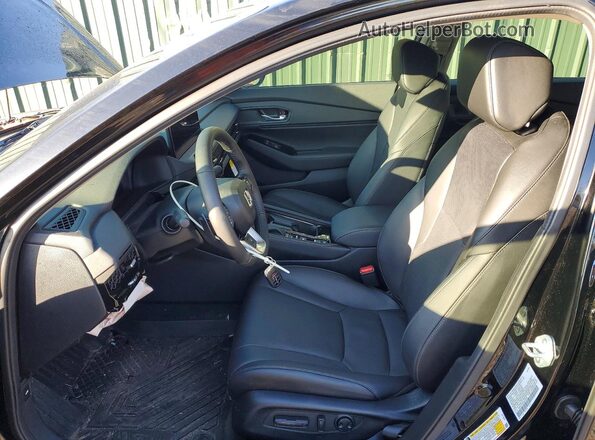 1HGCY2F87SA078921 2025 HONDA ACCORD Black Widok wnętrza z przodu