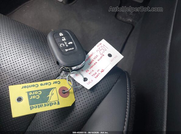 1HGCY2F89PA017822 2023 HONDA ACCORD Light Blue Vista del salpicadero