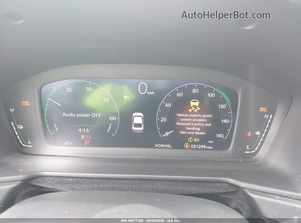 1HGCY2F8XPA003184 2023 HONDA ACCORD Белый Вид задних сидений