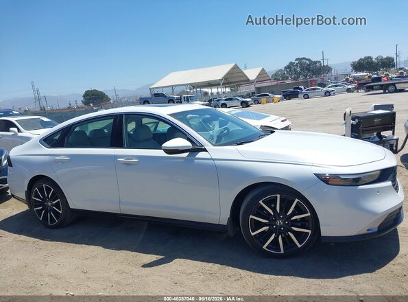 1HGCY2F8XPA044107 2023 HONDA ACCORD White Vista del cuadro de instrumentos
