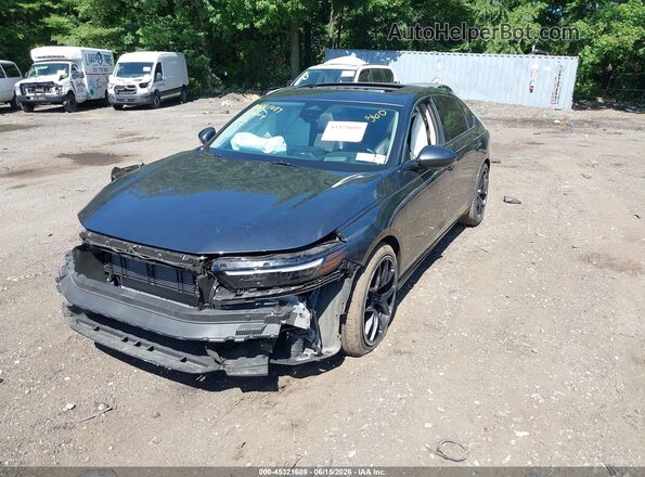 1HGCY2F8XPA049257 2023 HONDA ACCORD Gray Передня ліва чверть