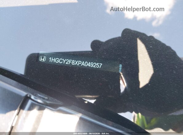 1HGCY2F8XPA049257 2023 HONDA ACCORD Gray 