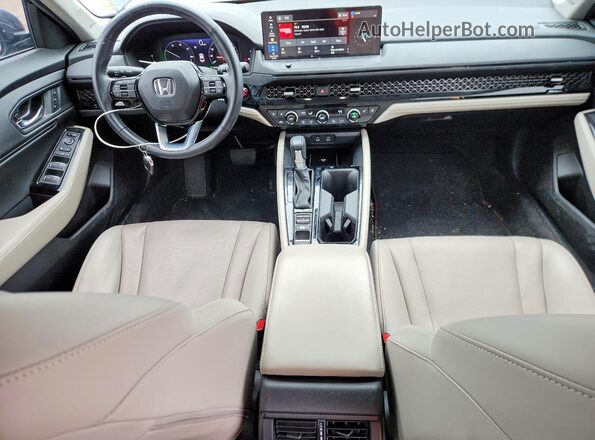 1HGCY2F8XRA069981 2024 HONDA ACCORD Charcoal Dashboard view