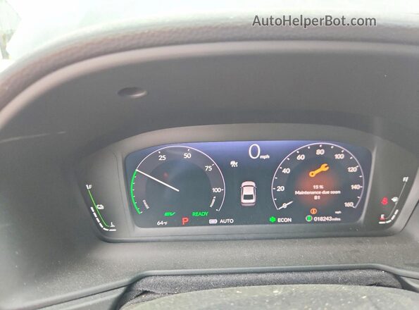 1HGCY2F8XRA069981 2024 HONDA ACCORD Charcoal Instrument cluster view