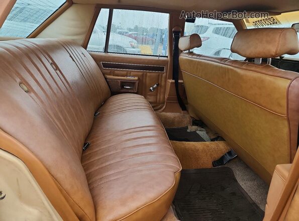 1L69G9C173255 1979 CHEVROLET IMPALA Кремовый Вид задних сидений