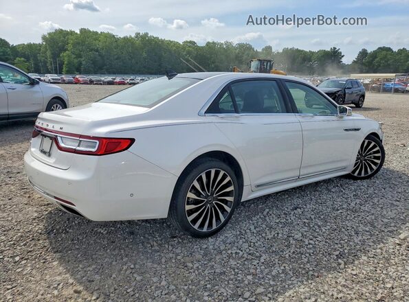 1LN6L9AP8J5601156 2018 LINCOLN CONTINENTA Белый Задняя правая четверть