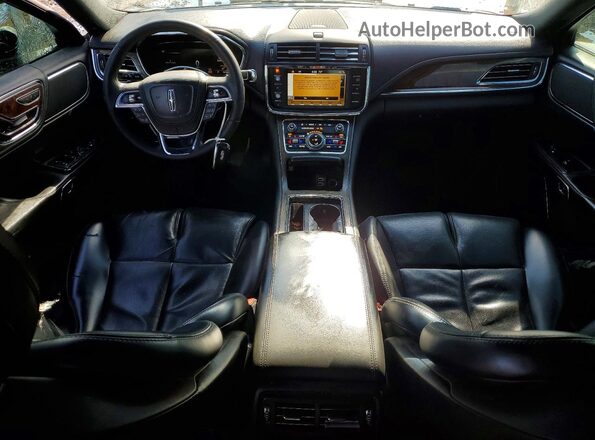 1LN6L9HK5K5600655 2019 LINCOLN CONTINENTA Black Առջևի վահանակի տեսք