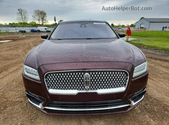 1LN6L9RP2L5602102 2020 LINCOLN CONTINENTA Burgundy Front view