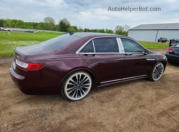 1LN6L9RP2L5602102 2020 LINCOLN CONTINENTA Burgundy Rear right