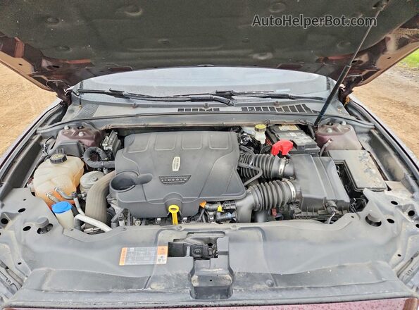 1LN6L9RP2L5602102 2020 LINCOLN CONTINENTA Burgundy Rear interior view