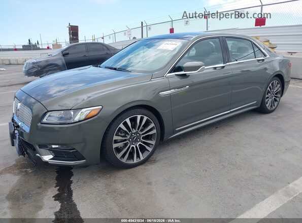 1LN6L9TK8H5607003 2017 LINCOLN CONTINENTA Серый Передняя левая четверть