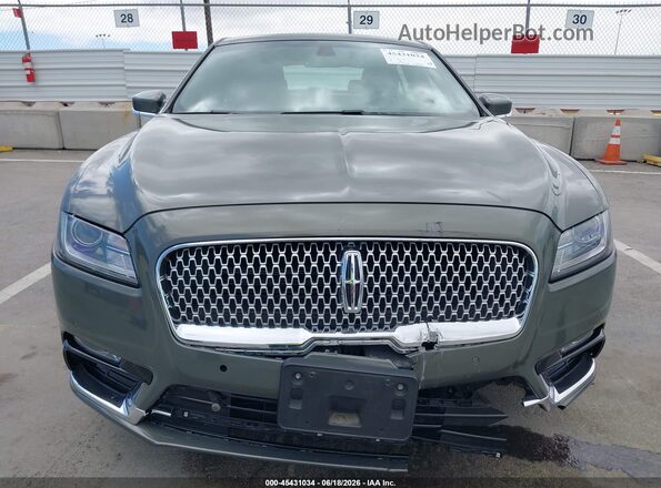 1LN6L9TK8H5607003 2017 LINCOLN CONTINENTA Серый Вид задней части салона