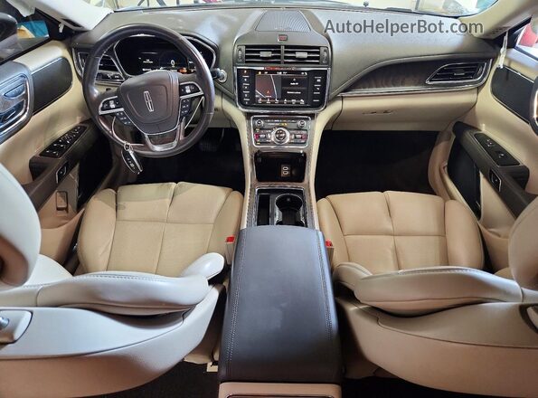1LN6L9TKXJ5601855 2018 LINCOLN CONTINENTA Серебряный Вид панели приборов