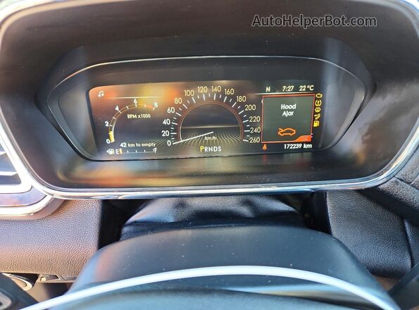 1LN6L9TP0H5630657 2017 LINCOLN CONTINENTA Black Instrument cluster view