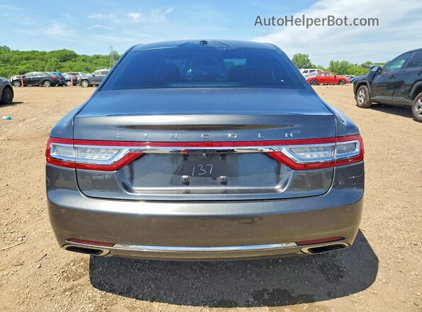 1LN6L9TP3H5605137 2017 LINCOLN CONTINENTA Gray Vista trasera