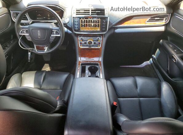 1LN6L9TP3H5605137 2017 LINCOLN CONTINENTA Gray Vista del salpicadero