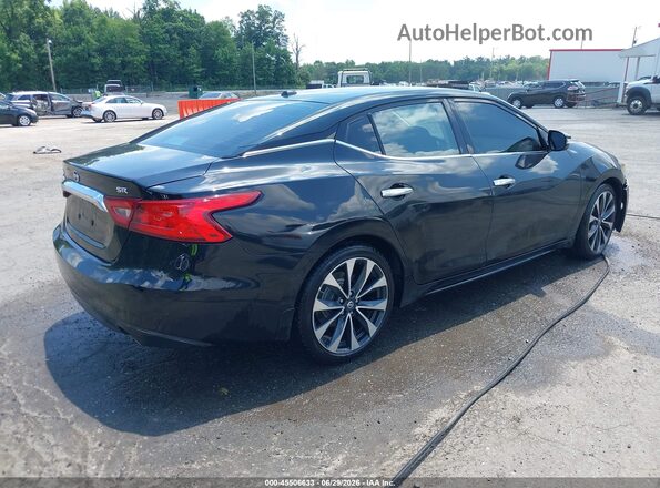 1N4AA6AP0GC400462 2016 NISSAN MAXIMA Черный Задняя правая четверть