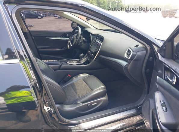 1N4AA6AP0GC400462 2016 NISSAN MAXIMA Черный Вид салона спереди