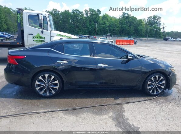 1N4AA6AP0GC400462 2016 NISSAN MAXIMA Черный Вид задней части салона