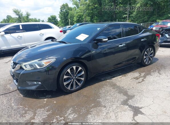 1N4AA6AP0GC400462 2016 NISSAN MAXIMA Черный Передняя левая четверть