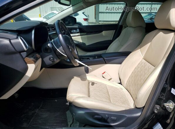 1N4AA6AP0GC413907 2016 NISSAN MAXIMA Черный Вид салона спереди