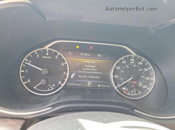 1N4AA6AP0GC413907 2016 NISSAN MAXIMA Черный Вид щитка приборов