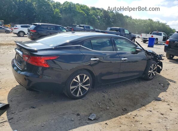 1N4AA6AP0GC413907 2016 NISSAN MAXIMA Черный Задняя правая четверть