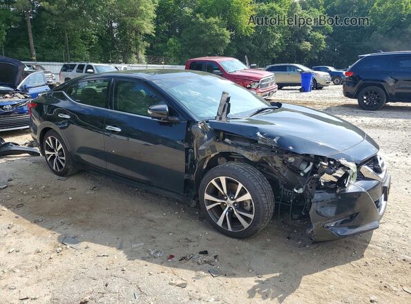 1N4AA6AP0GC413907 2016 NISSAN MAXIMA Черный Передняя правая четверть