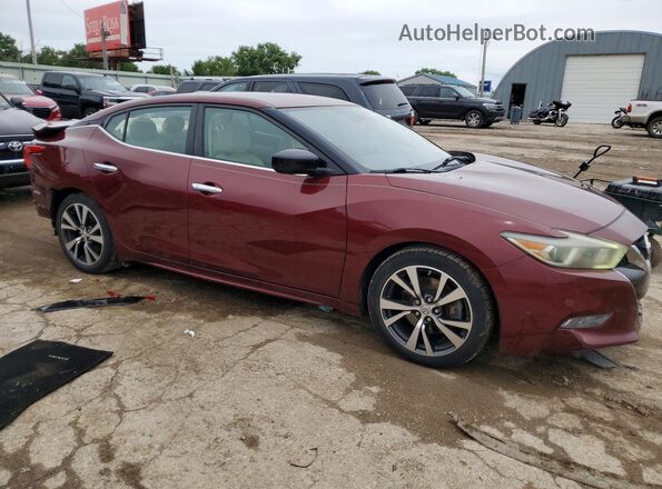 1N4AA6AP0GC431923 2016 NISSAN MAXIMA Red Առջևի աջ