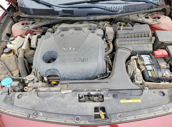 1N4AA6AP0GC431923 2016 NISSAN MAXIMA Red Սալոնի հետևի տեսք