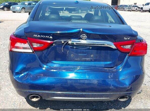 1N4AA6AP0HC425203 2017 NISSAN MAXIMA Blue Вид спереду