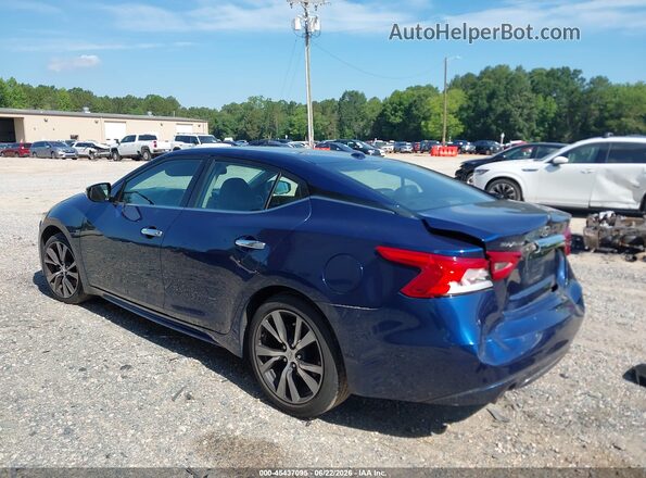 1N4AA6AP0HC425203 2017 NISSAN MAXIMA Blue Задня ліва чверть