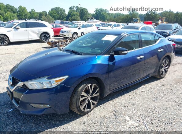1N4AA6AP0HC425203 2017 NISSAN MAXIMA Blue Передня ліва чверть