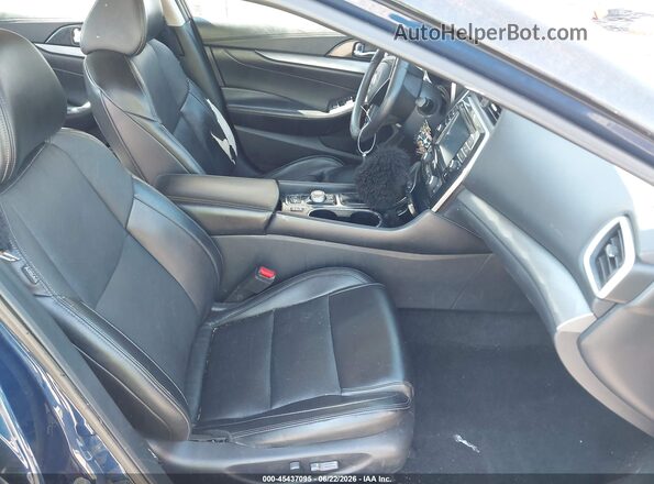 1N4AA6AP0HC425203 2017 NISSAN MAXIMA Blue Вид салону спереду