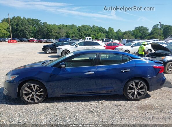1N4AA6AP0HC425203 2017 NISSAN MAXIMA Blue Панорамний вид салону 360°